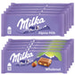 Milka Chocolate Bars Variety Pack, Alpine Milk & Wholenut Hazelnut, 10 Count