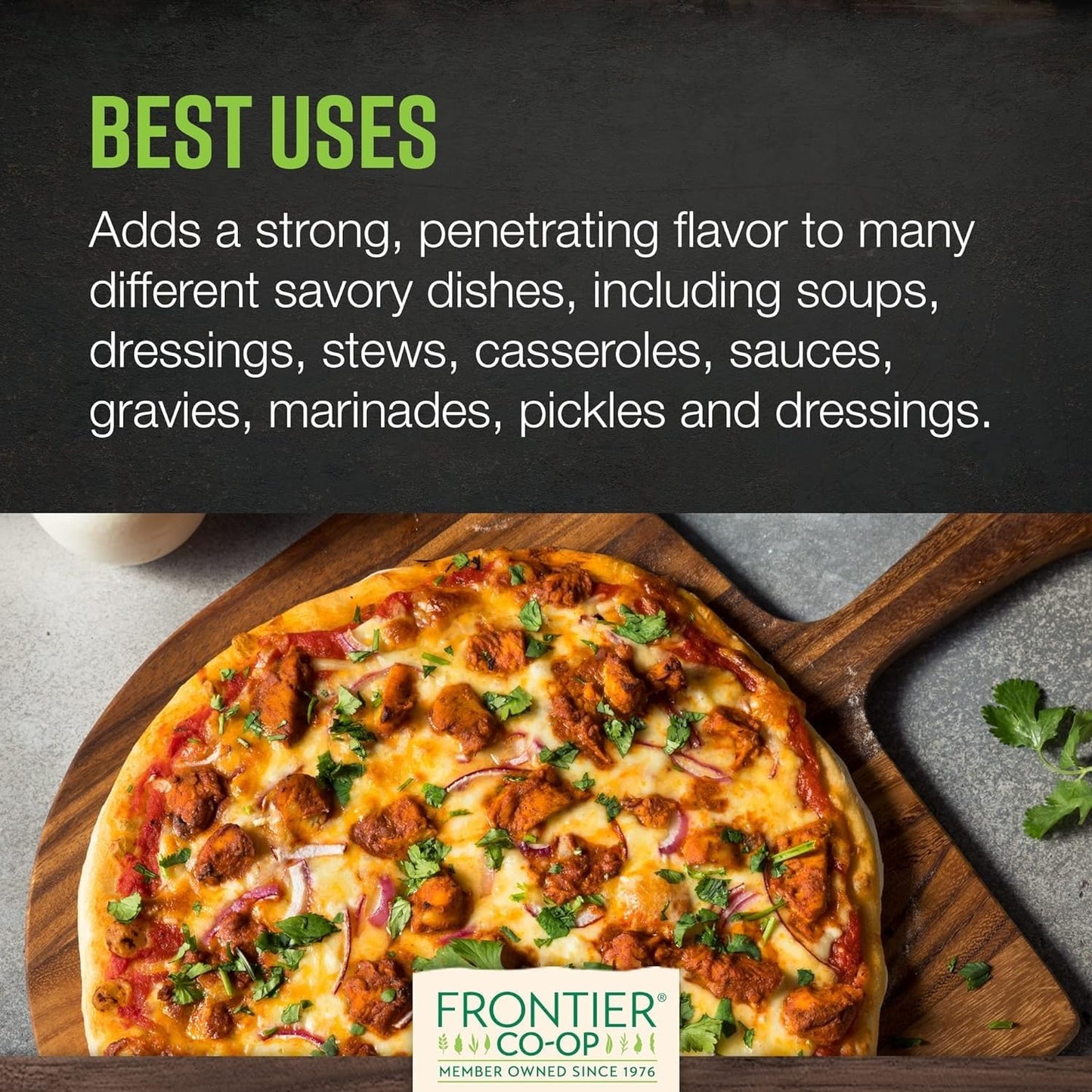 Frontier Co-op Organic Garlic Powder, Non-GMO, Kosher, 7.76-Ounce Bag