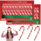 Fruidles 48-Pack Christmas Candy Canes Suckers, Peppermint Flavor, Individually Wrapped (48-Pack)