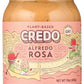CREDO FOODS Plant Based Alfredo Rosa Sauce, 15 OZ