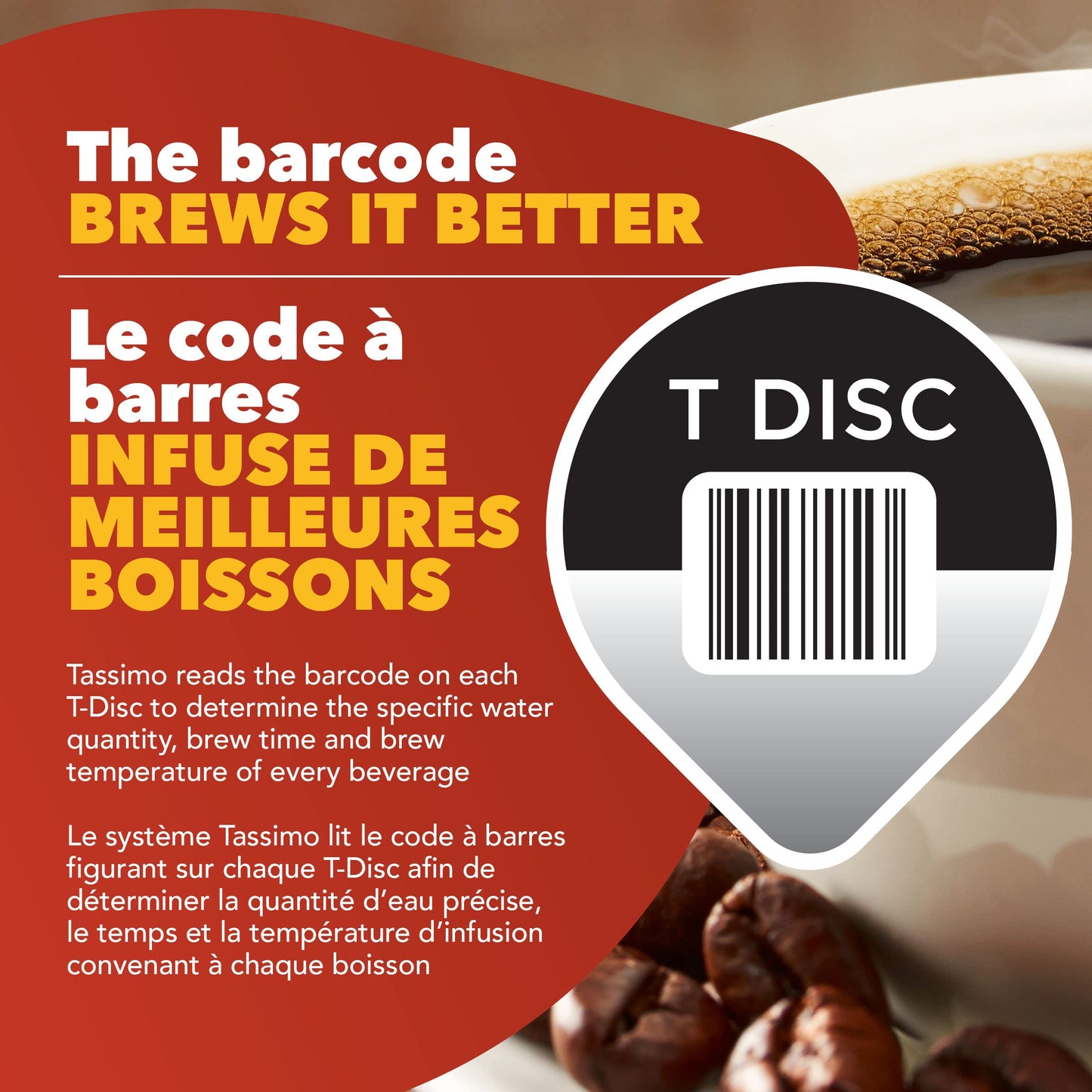 Tassimo Nabob 100% Colombian Coffee 14 T Discs (110G / 3.8Oz)