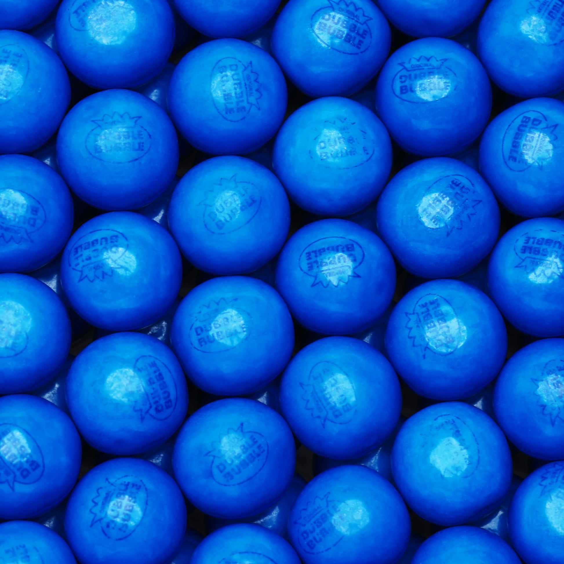 Global Gumball Gumballs - Blueberry Flavor - 1 Inch - 2 Lb Blue Gumballs for Gumball Machines
