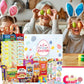 Easter Snack Box (72 Count) Filled With Candy, Peelable Gummies, Treats, Bunny And More, Great Package For Family, Friends, Kids