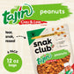 Snak Club Tajin Peanuts, Roasted Nuts with Chili and Lime Seasoning, Mild, Gluten-Free, Kosher Snacks, No Artificial Colors or F