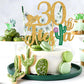 Tivurcia 30Th Fiesta Cake Topper, Cheers To 30 Years/Taco Bout 30 Cake Decor,Tropical Hawaiian Mexican Summer Themed Happy 30Th