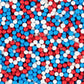 Patriotic Sprinkles For Cake Decorating 7 Ounce Edible Red White And Blue Nonpareils Sprinkles For Cookies, Ice Cream, Cupcake T