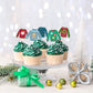 Gyufise 36Pcs Ugly Sweater Cupcake Toppers Ugly Sweater Party Decorations For Christmas Party Decorations Ugly Sweater Christmas