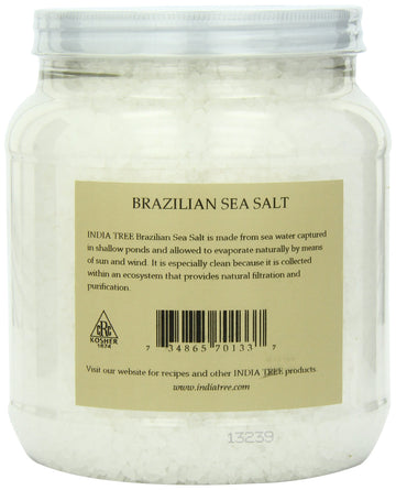 India Tree Brazilian Coarse Sea Salt  4.7 lb 4.7 Pound (Pack of 2)