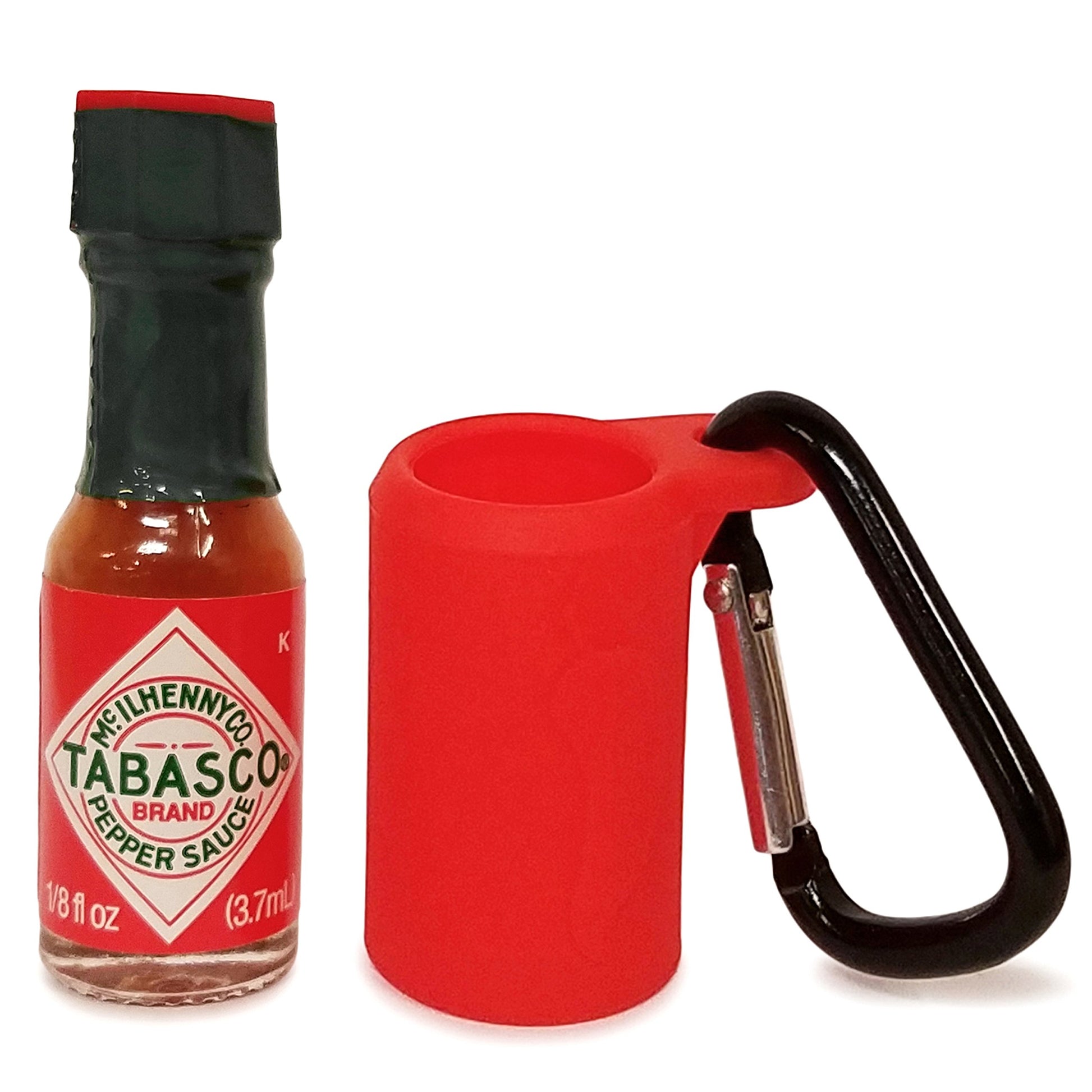 Tabasco Sauce Keychain (2 - Pack) - Includes Mini Bottles Of Original Hot Sauce. Miniature Individual Size Perfect For Travel, Key Chain Or Purse. Refillable And Strong. (2)