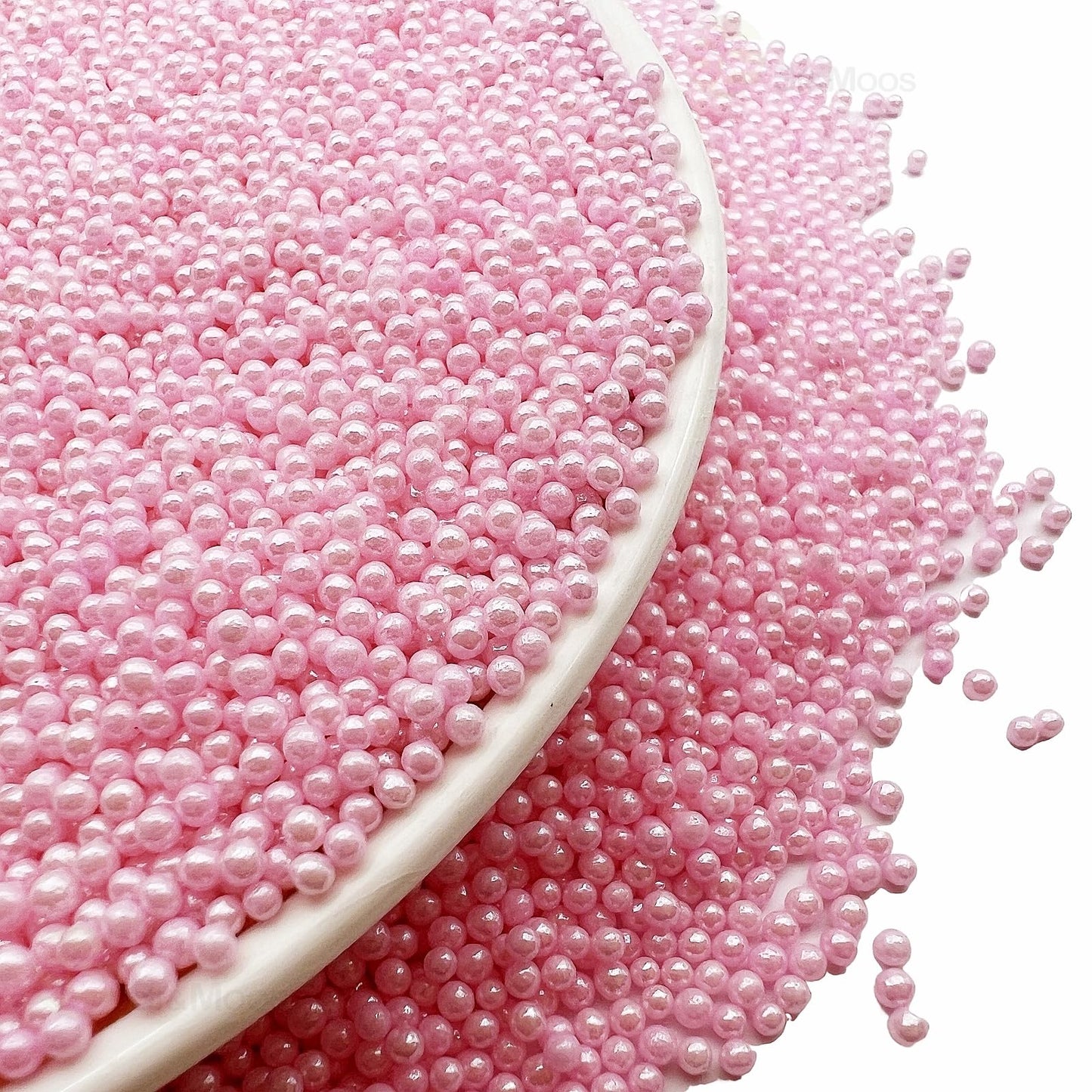 Se Si&Moos Pink Sprinkles Pink Nonpareils Edible Pearls For Cake Decorating Small Pearl Sprinkles Halloween Cake Decorations Chr