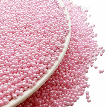Se Si&Moos Pink Sprinkles Pink Nonpareils Edible Pearls For Cake Decorating Small Pearl Sprinkles Halloween Cake Decorations Chr