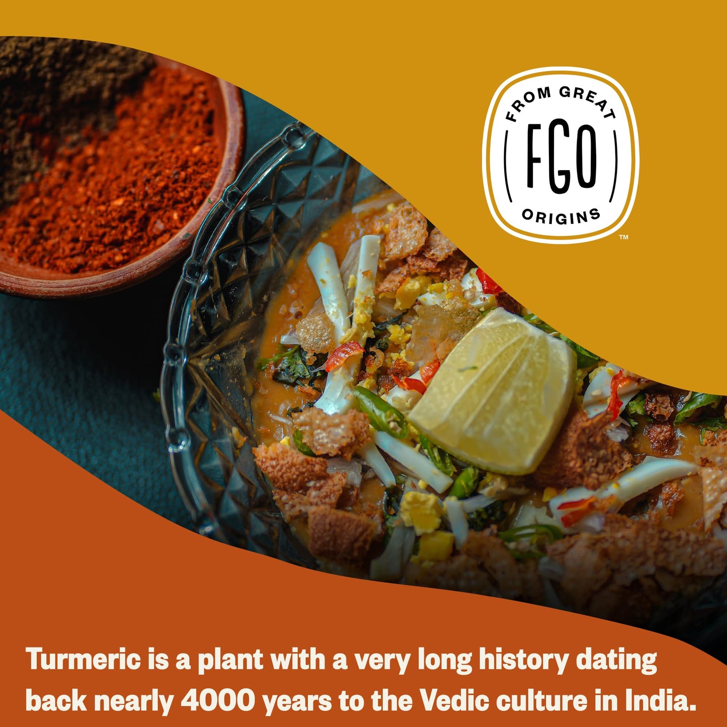 FGO Organic Turmeric Powder w/Curcumin, 2 Pound / 32oz Bulk Resealable Pouch, USDA Organic and Non-GMO, Sourced from India, Pack
