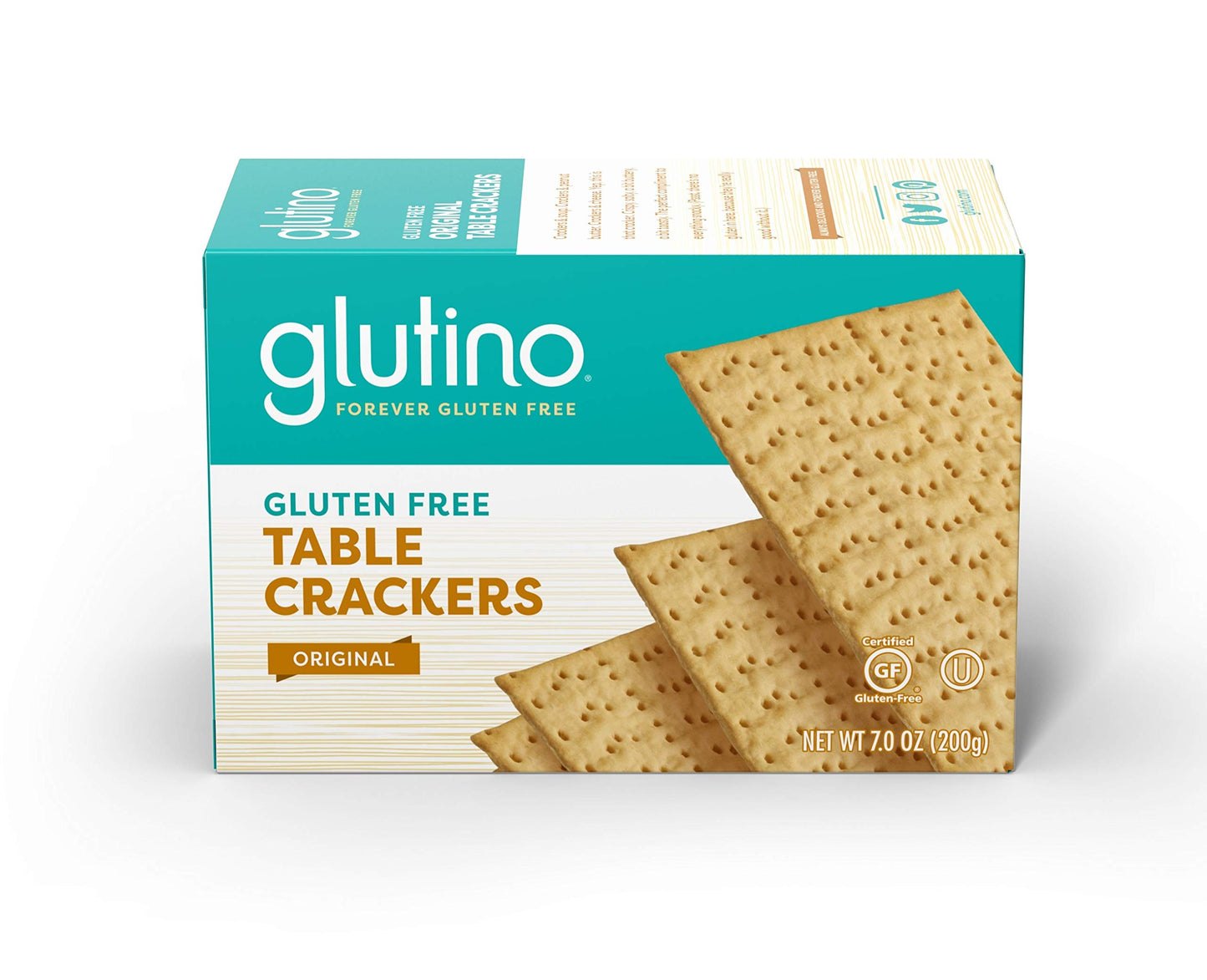 Glutino Gluten Free Table Crackers, Premium Squares, Original, 7 Oz