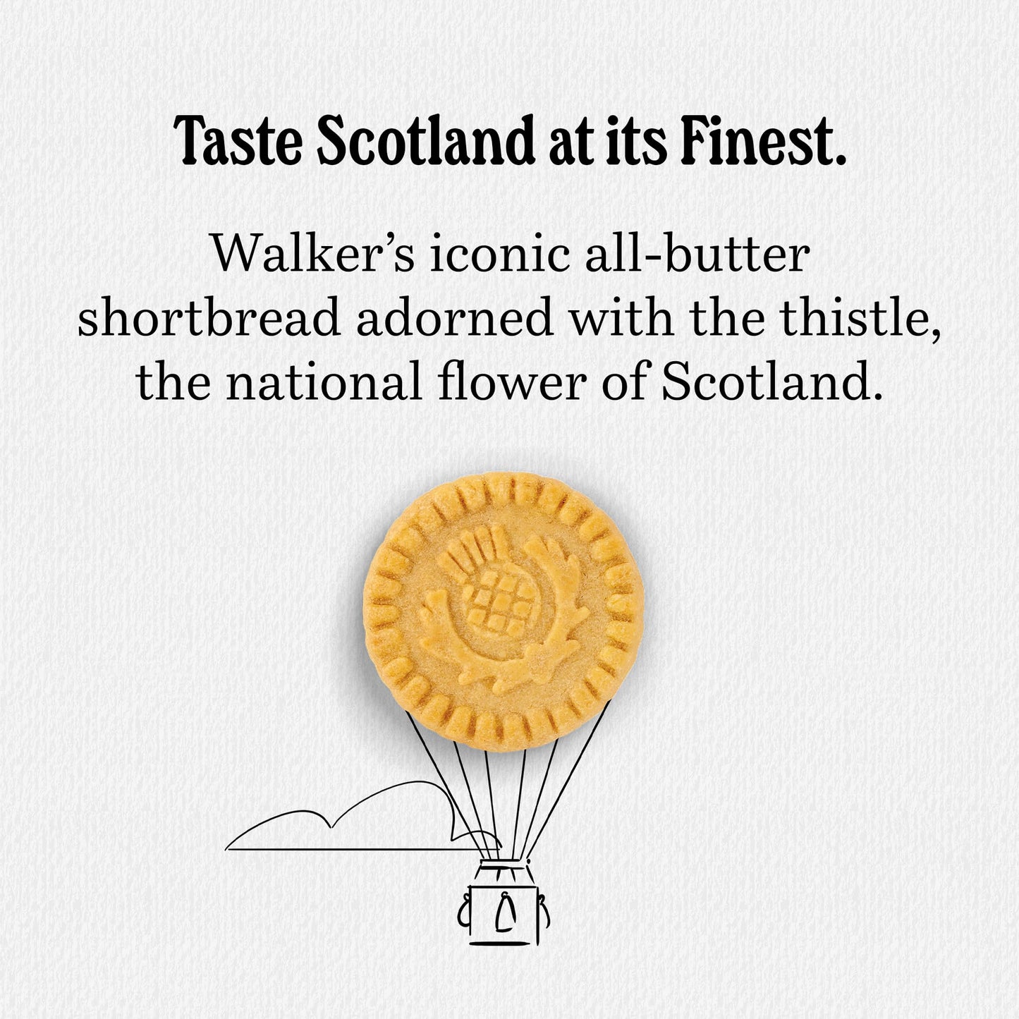 Walkers All-Butter Shortbread Rounds, Snack Pack of 22, 1.2 Oz, Model 1148D