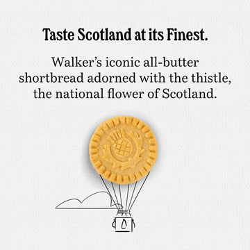 Walkers All-Butter Shortbread Rounds, Snack Pack of 22, 1.2 Oz, Model 1148D