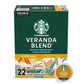 Starbucks Veranda Blend Blond Roast K-Cup Pods - 22 Count (Pack of 1)