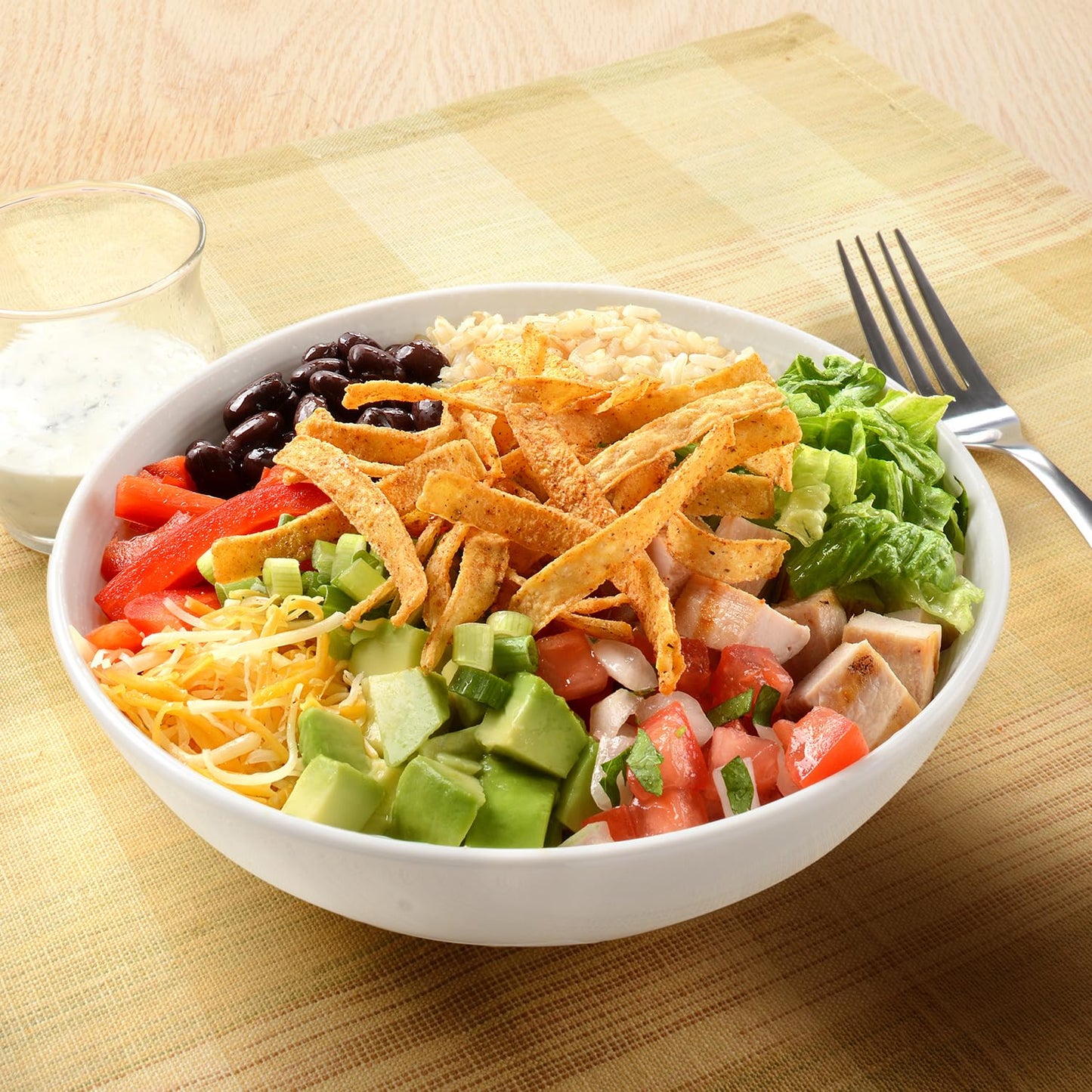 Fresh Gourmet Santa Fe Style Tortilla Strips | 3.5 Ounce, Pack of 9 | Low Carb | Crunchy Snack and Salad Topper