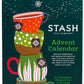 STASH Tea Advent Calendar 2025 – 24 Days Holiday Tea Sampler – Black, Green & Herbal Teas in Cardboard Packaging