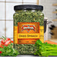 Its Delish Gourmet Chopped Dried Spinach Flakes, 8 Oz Jumbo Container - Premium Natural Dehydrated Spinach for Cooking and Camping