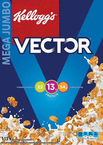 Kelloggs Vector Meal Replacement Cereal, 2.5 lbs, Pack of 1