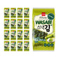 Wang Korean Roasted Seaweed Snack With Wasabi, Keto-Friendly, Vegan, Gluten-Free, Healthy Snack, Pack Of 16