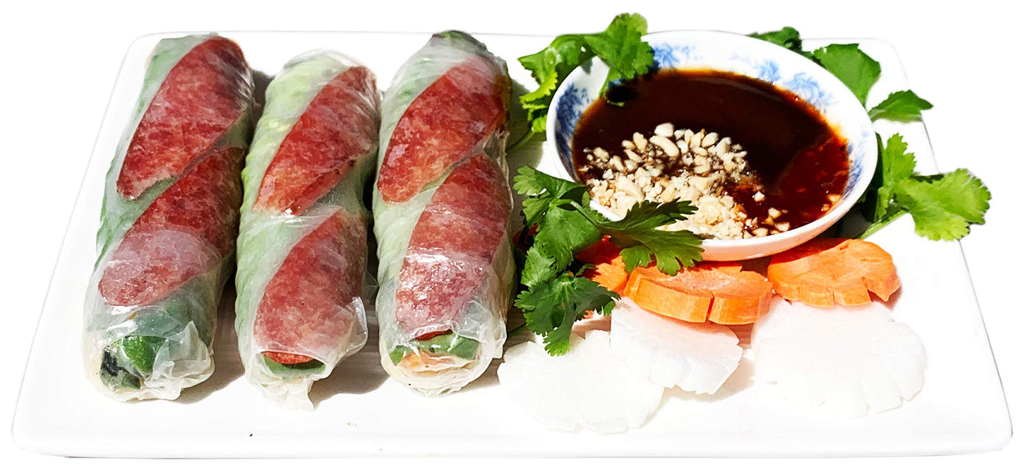 Pork Chinese Style Sausage (Lap Xuong Mai Quoi Pork) (No Msg) - Made In Usa