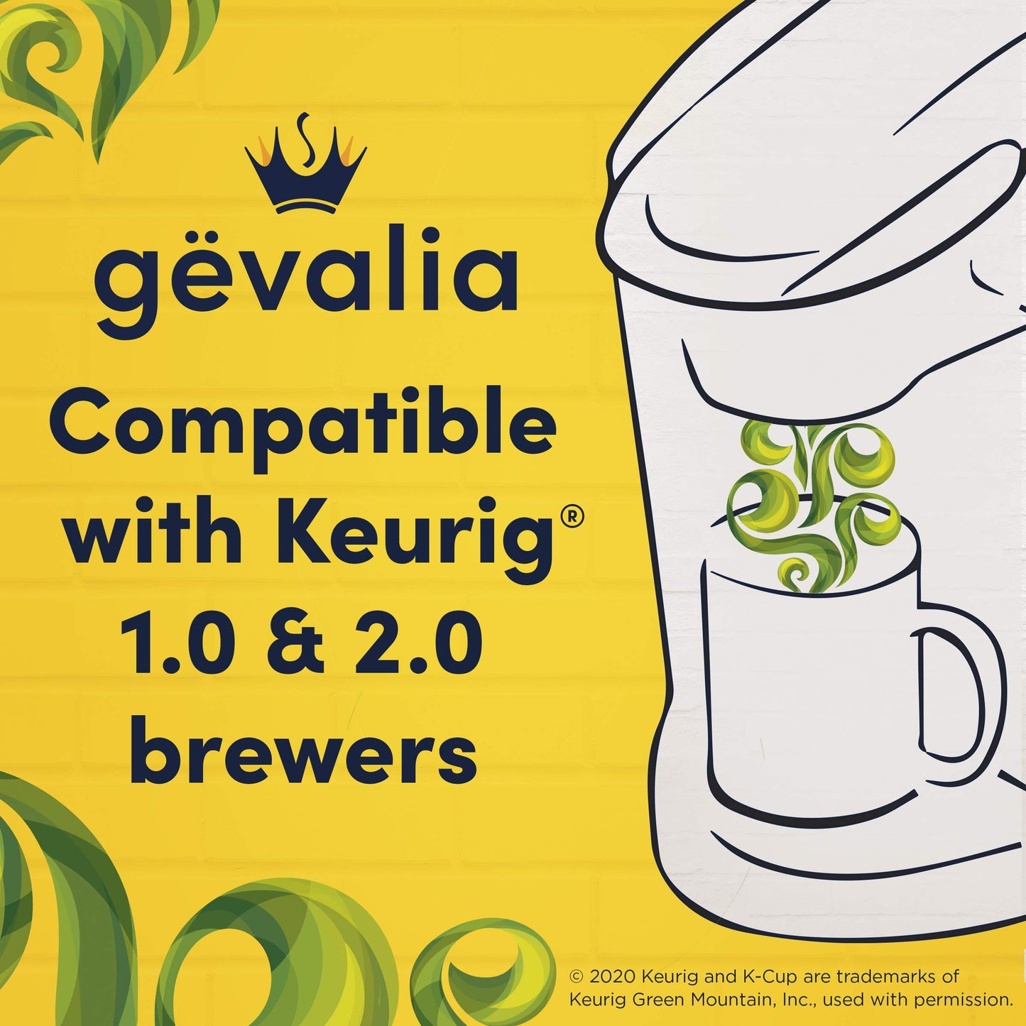 Gevalia Colombia Medium Roast K-Cup Coffee Pods (24 Ct Box)