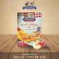 Calhoun Bend Mill Peach Cobbler Mix | Easy To Make Classic Southern Dessert | Versatile Crust Mix For Peach & Other Fruit Fillings | Sweet And Crunchy | Ideal For Baking Enthusiasts - 8 Oz (Pack Of 2)