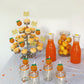 Gyufise 24Pcs Little Cutie Cupcake Toppers Glitter Orange Cupcake Picks For Citrus Theme Baby Shower Kids Birthday Party Cake De