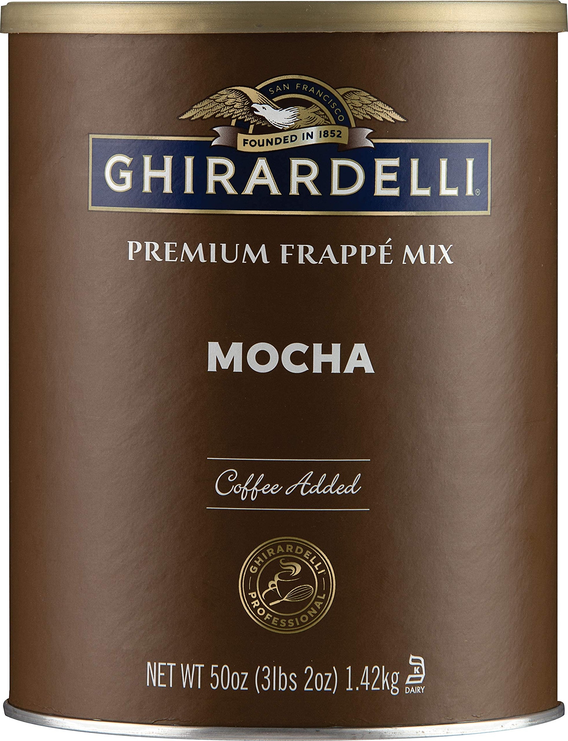 Ghirardelli Mocha Frappe, Powder, 3.12 lb