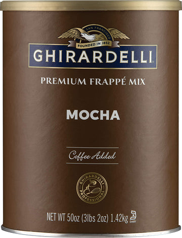 Ghirardelli Mocha Frappe, Powder, 3.12 lb