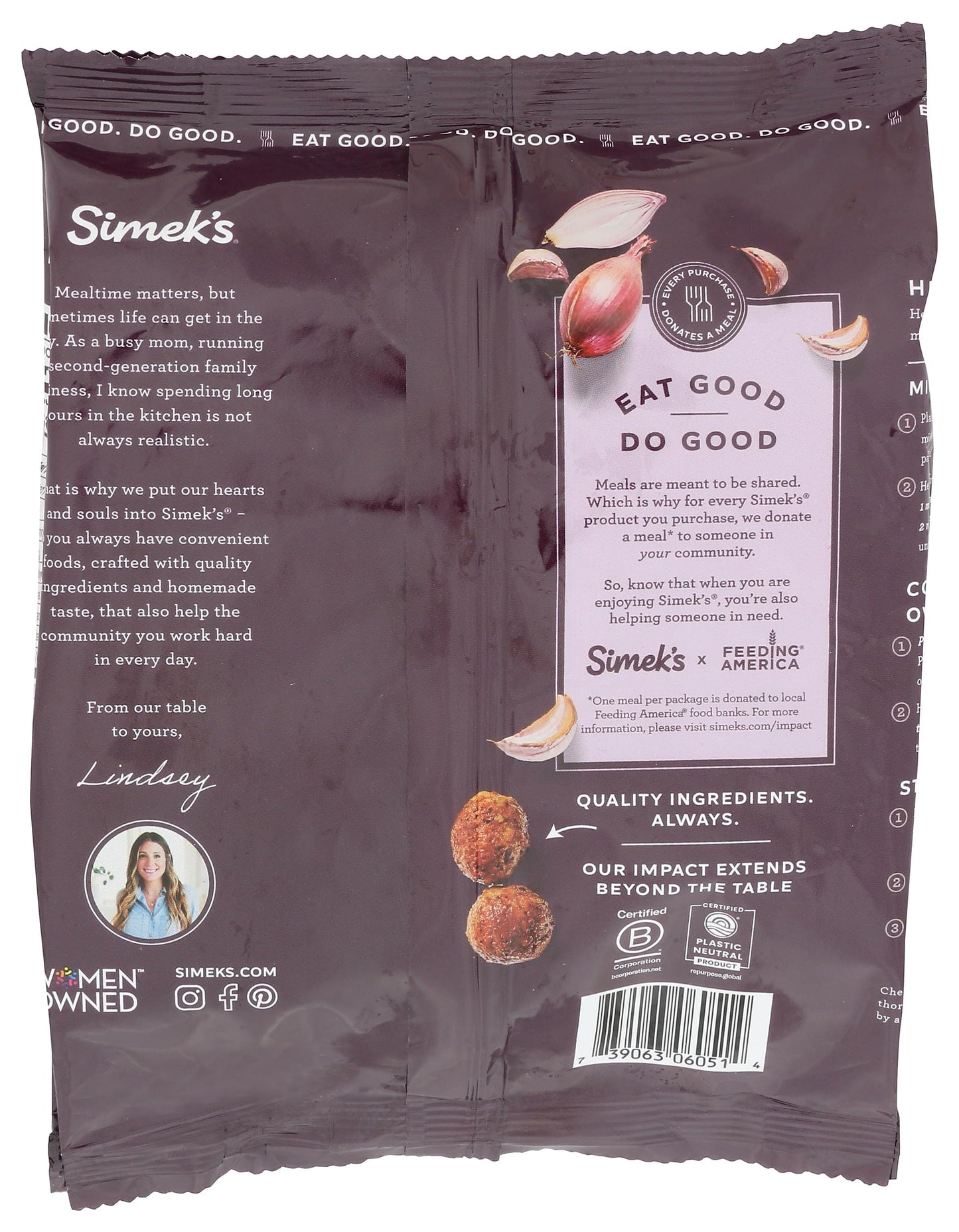 SimekS Original Beef Meatballs, 12 Oz