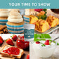 Hznxolrc CMC Powder, 100% Pure, for Fondant, Ice Cream, Cake, Yogurt, Candy, 9.6 oz