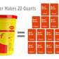 Maggi Beef Base, Stock and Bouillon, Gluten Free, No Added MSG, Bulk 1 lb Tub (Pack of 6)