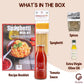 GUSTA Tomato Spaghetti Pasta Meal Kit - Gourmet Italian Food - Makes 5 Meals - Includes Recipe Booklet - Spaghetti Pomodoro