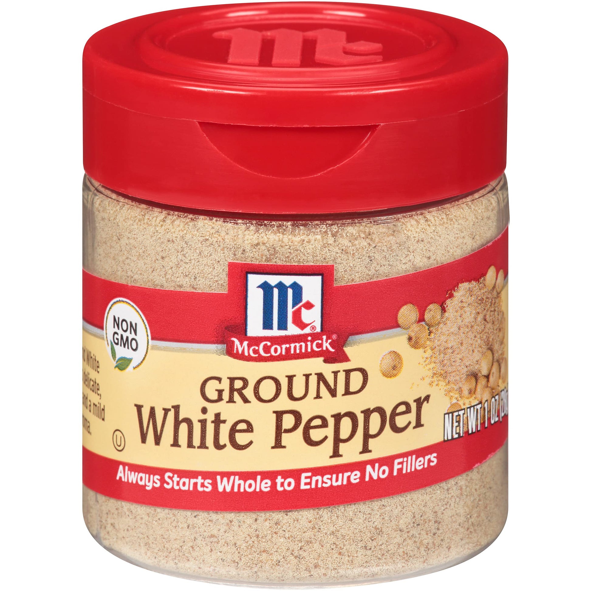 McCormick Ground White Pepper - 1 oz, Model 068627, Pack of 1