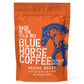 Blue Horse 'Gentle Giant' Hawaiian Roast, Arabica Whole Beans Blend (20% Kona), Medium Roast, 2.2 Lbs (35 oz), Farm-Fresh Arabic