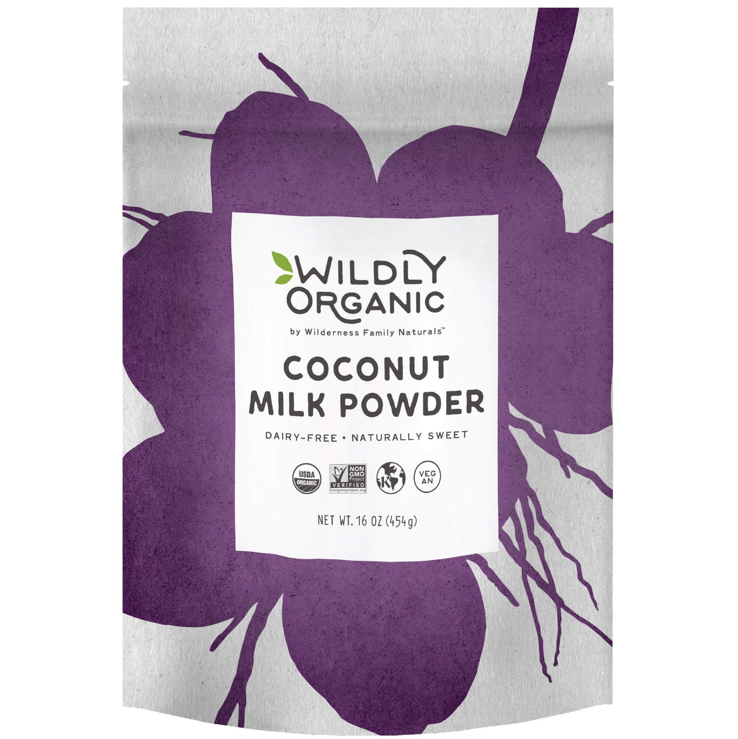 Wildly Organic Coconut Milk Powder 16 Oz, 1 lb Bag - Organic, Dairy-Free, Dry Milk Powder, Unsweetened, Dehydrated, Gluten-Free,