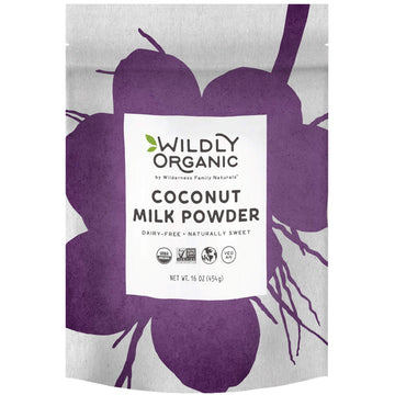 Wildly Organic Coconut Milk Powder 16 Oz, 1 lb Bag - Organic, Dairy-Free, Dry Milk Powder, Unsweetened, Dehydrated, Gluten-Free,
