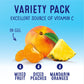 Dole Fruit Bowls In Gel Variety Pack Snacks, Peaches, Mixed Fruit, Mandarin Oranges, 4Oz 12 Total Cups, Gluten & Dairy Free, Bul