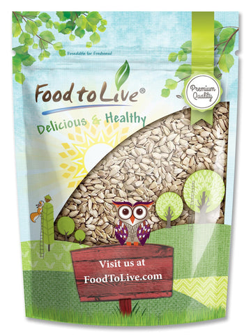 Food To Live Sunflower Seeds, 8 Ounces – Non-Gmo Verified, Kernels, No Shell, Kosher, Raw, Vegan, Sirtfood, Bulk