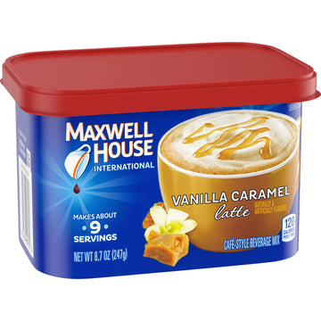 Vanilla Caramel Maxwell House Coffee (6 Cans)