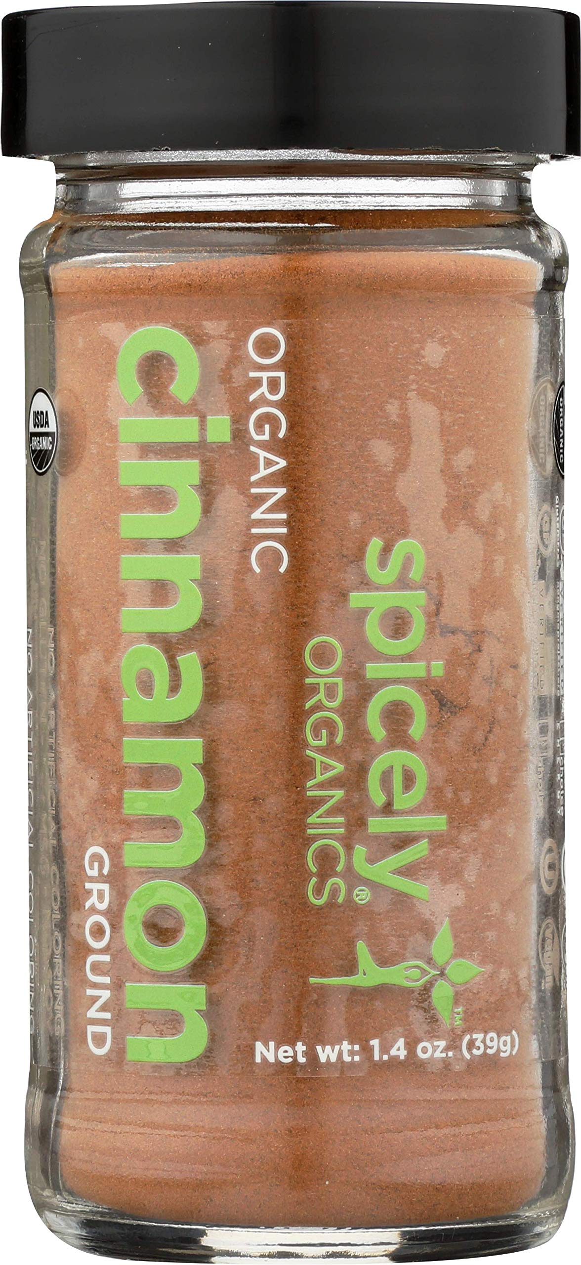 Spicely Organic Ground Cinnamon, 1.4 Oz