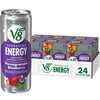 V8 +Energy Sparkling Pomegranate Blueberry Juice Energy Drink  11.5 fl oz Can (24 Pack)