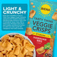 Biena Tasty Thins Veggie Crisps - Hawaiian Bbq, 4-Pack, 4 Oz Bags - Chickpeas & Veggies, Vegan, Gluten Free, Dairy-Free, Non-Gmo
