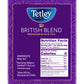 Tetley British Blend Premium Black Tea - 320 Tea Bags, Rainforest Alliance Certified, 320 Count, Rich Flavor and Aroma