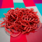 Premium Strawberry Licorice Laces Candy-2 Lbs Delectable Red Licorice Candy Made With Natural Strawberry Flavor - Perfectly Swee