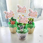 Gyufise 36Pcs Wild One Cupcake Toppers Safari Animal One Cupcake Picks 1St Birthday Baby Shower Cake Decorations Jungle Safari T