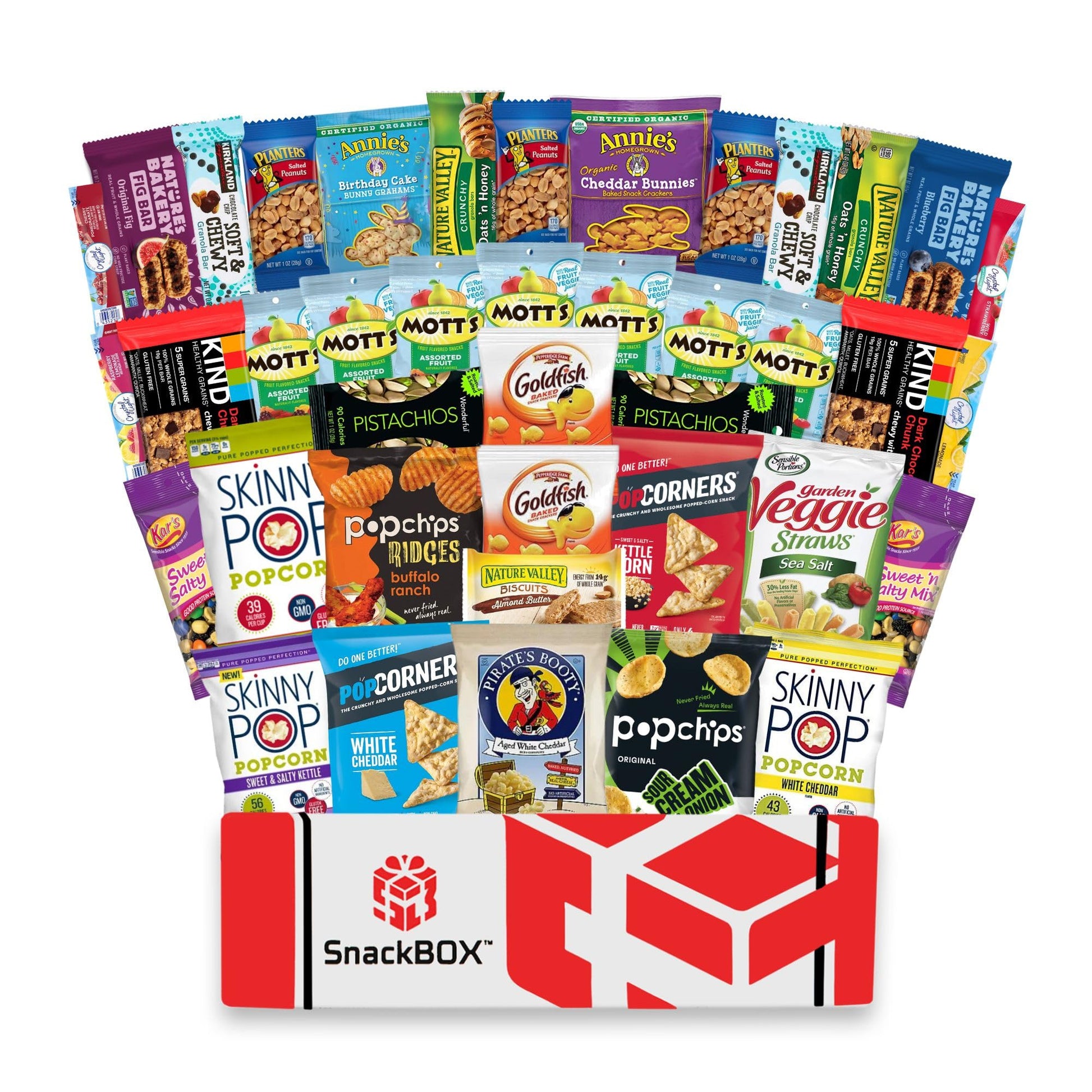 Snack Box Healthy Snack Assortment Variety Care Package (40 Count) | Halloween, Employee Appreciation, Office, Breakroom, Teache