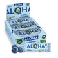 ALOHA Organic Plant Based Protein Bars, Blueberry, Vegan, Low Sugar, Gluten-Free, Low Carb, 12 Count